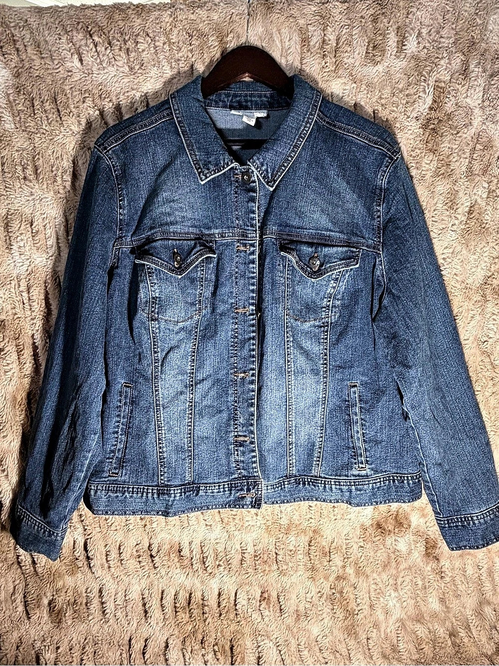 Style & Co. Denim Jacket Size 20W Like New